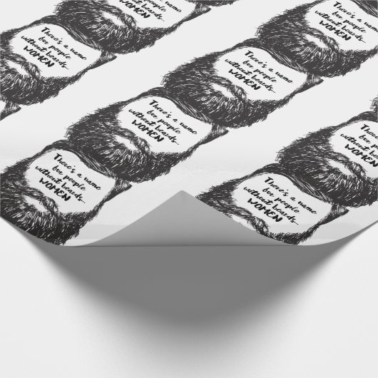 ひげを愛して下さい ラッピングペーパー (角)