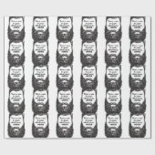 ひげを愛して下さい ラッピングペーパー (フラット)