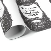 ひげを愛して下さい ラッピングペーパー (ロールコーナー)