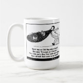 ひげを持つ老人がありました コーヒーマグカップ (左)