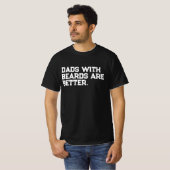 ひげを生やしたお父さんは最高 クオート Tシャツ (正面フル)