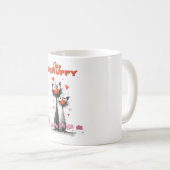 ひげを生やしたまま コーヒーマグカップ (正面右)
