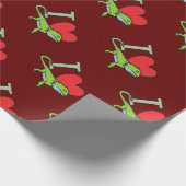 ひげを生やしたドラゴンが大好き ラッピングペーパー (角)