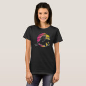 ひげを生やしたドラゴンサンセットトカゲと爬虫類愛好家 Tシャツ (正面フル)