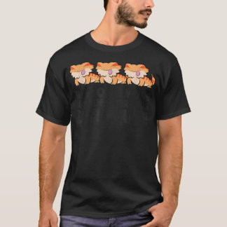ひげを生やしたドラゴン爬虫類ペットD Tシャツ