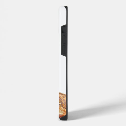 ひげを生やしたドラゴン素材の女の子の電話ケース iPhoneケース (左側面)