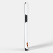 ひげを生やしたドラゴン素材の女の子の電話ケース iPhoneケース (右側面)