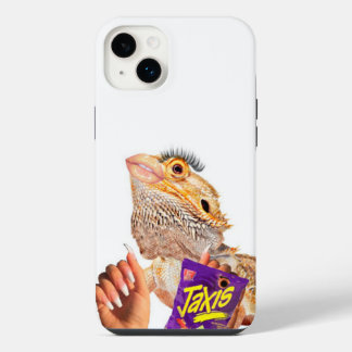 ひげを生やしたドラゴン素材の女の子の電話ケース iPhone 14 PLUSケース