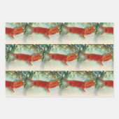 ひげを生やしたドラゴン – ラッピング紙シート ラッピングペーパーシート (正面3)