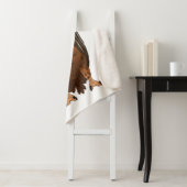 ひげを生やしたハゲワシ漫画イラストレーション シェルパブランケット (インサイチュ)