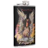 ひげを生やしたハゲワシ フラスク (右)