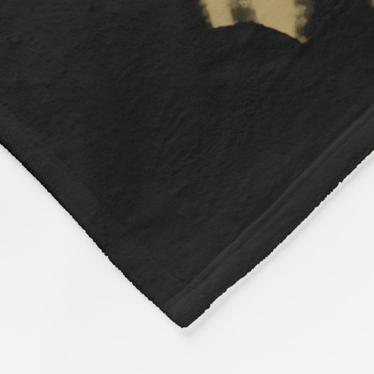 ひげを生やしたハゲワシ フリースブランケット (角)