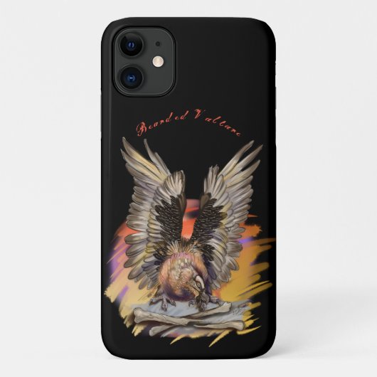 ひげを生やしたハゲワシ Case-Mate iPhoneケース (裏面)