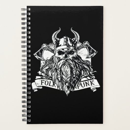 ひげを生やしたバイキングウォリアー プランナー手帳 (正面)