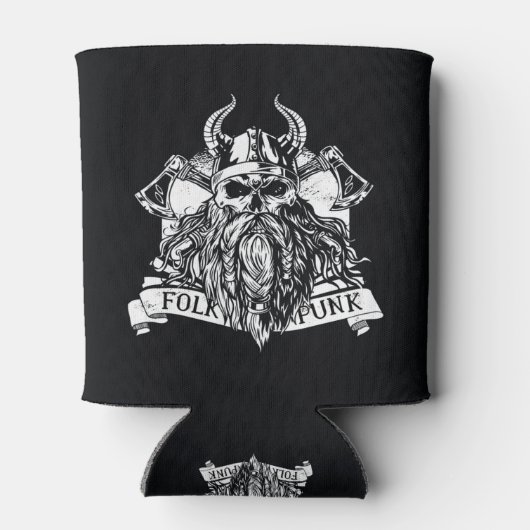 ひげを生やしたバイキング 缶クーラー (裏面)