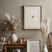 ひげを生やしたリードリング水のカラーアート ポスター