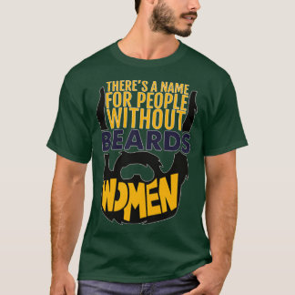 ひげを生やした人々は伝説である Tシャツ