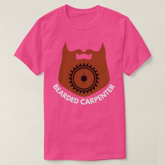 ひげを生やした大工12 Tシャツ (デザイン正面)