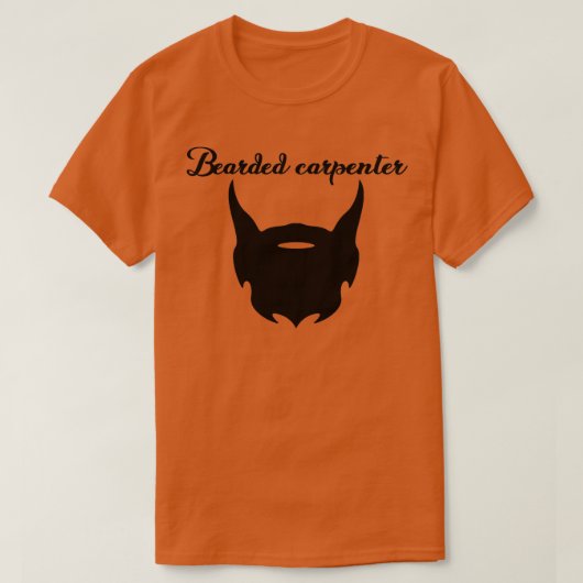 ひげを生やした大工16 Tシャツ (デザイン正面)