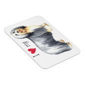 ひげを生やした子が大好き マグネット (右側)