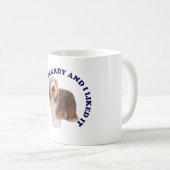 ひげを生やした子にキスをした コーヒーマグカップ (正面右)