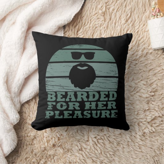 ひげを生やした引用文おもしろいひげことわざギフト クッション (ブランケット)