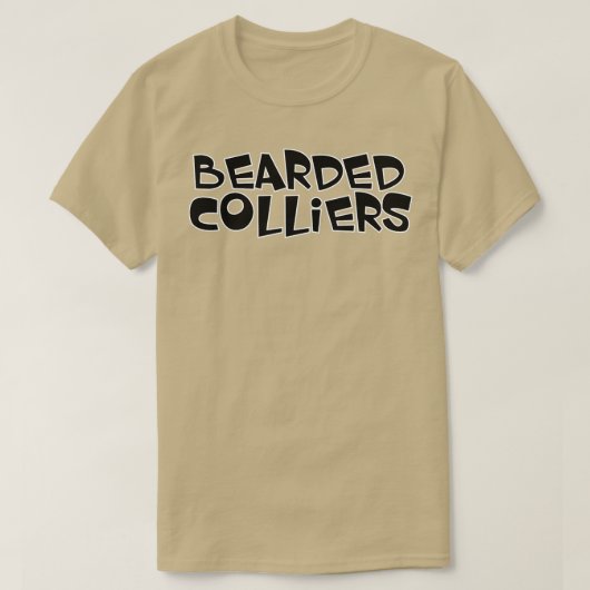 ひげを生やした炭鉱 Tシャツ (デザイン正面)