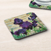 ひげを生やした虹彩 コースター (左側)