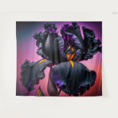 ひげを生やした虹彩 タペストリー (正面(横))