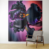 ひげを生やした虹彩 タペストリー (インサイチュ)