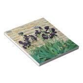 ひげを生やした虹彩 ノートパッド (アングル)