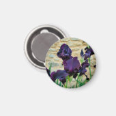 ひげを生やした虹彩 マグネット (正面/裏面)