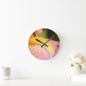 ひげを生やした虹彩 ラウンド壁時計 (ホーム)