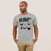 ひげを育てて下さい Tシャツ (正面フル)