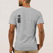 ひげを育てて下さい Tシャツ (裏面)