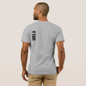 ひげを育てて下さい Tシャツ (裏面フル)