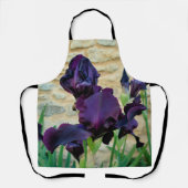 ひげアイリスオールオーバープリントエプロン エプロン (正面)