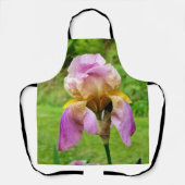 ひげアイリスオールオーバープリントエプロン エプロン (正面)