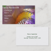 ひげアイリス名刺 名刺 (正面/裏面)