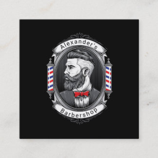 ひげエレガントひげ男の広場 スクエア名刺