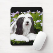 ひげコリー絵画ズ – かわいいオリジナルドッグアート マウスパッド (マウス)