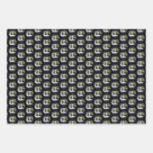 ひげコリー絵画ズ – かわいいオリジナルドッグアート ラッピングペーパーシート (正面3)