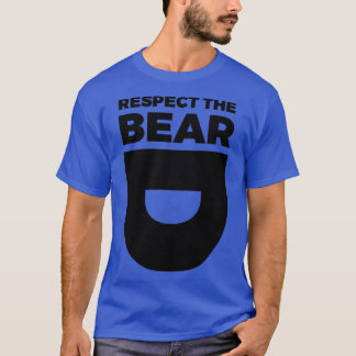 ひげシャツを尊重する Tシャツ