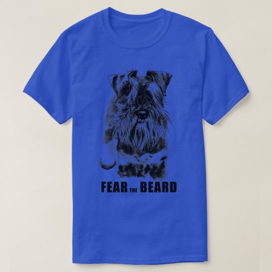 ひげシュナウザーを恐れる2 Tシャツ (デザイン正面)