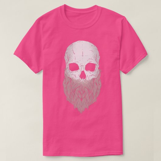 ひげスカルクラシックTシャツ Tシャツ (デザイン正面)