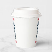 ひげスカル |オートバイ |信頼する私はバイクもしくは自転車に乗る人 紙コップ (右)