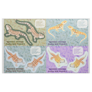 ひげドラゴンカットと縫い枕ペット ファブリック