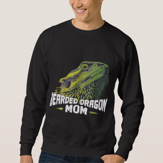 ひげドラゴンシャツひげドラゴンママ スウェットシャツ (正面)