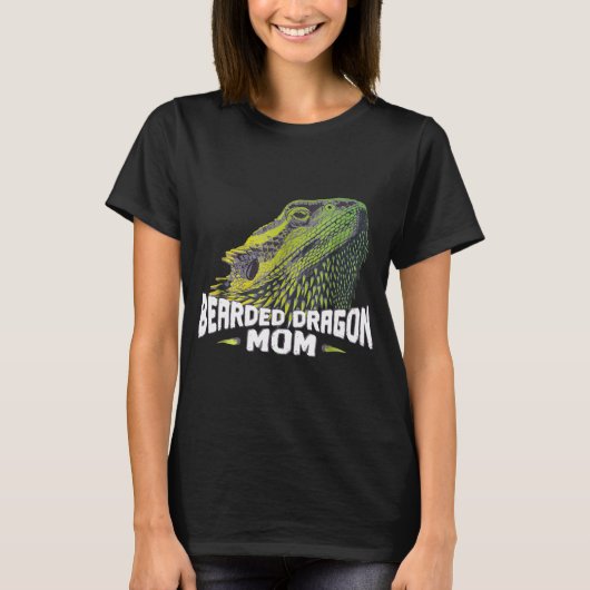 ひげドラゴンシャツひげドラゴンママ Tシャツ (正面)