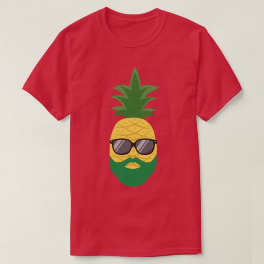 ひげパイナップル Tシャツ (デザイン正面)